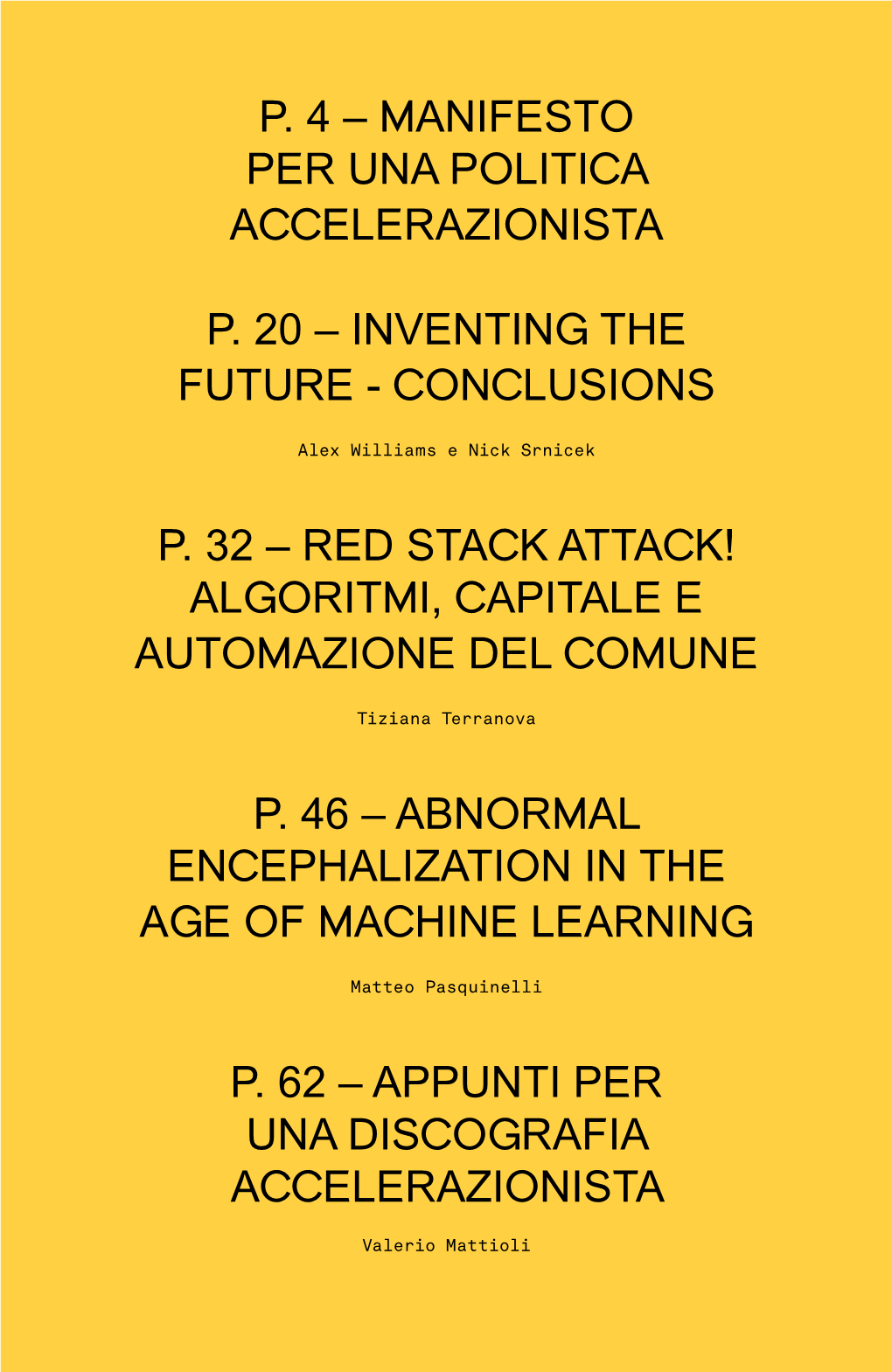 Manifesto Per Una Politica Accelerazionista P. 20