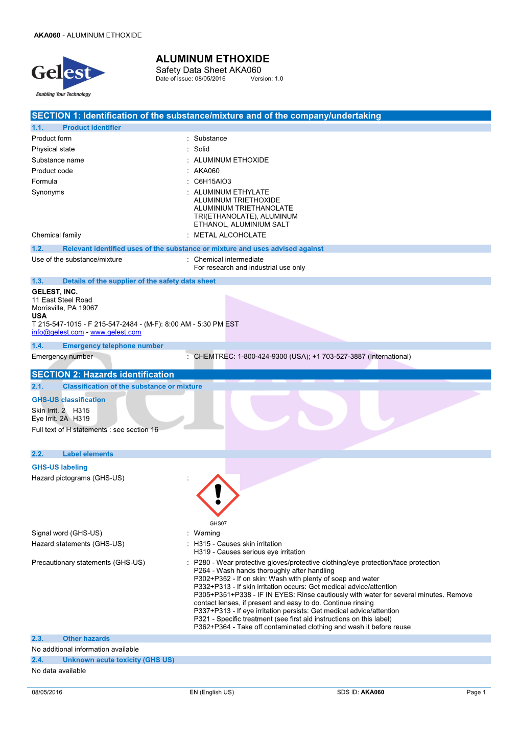 Aluminum Ethoxide