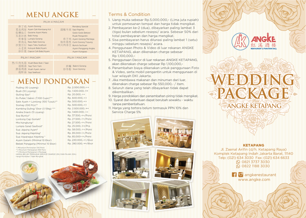 Ketapang Wedding Packages