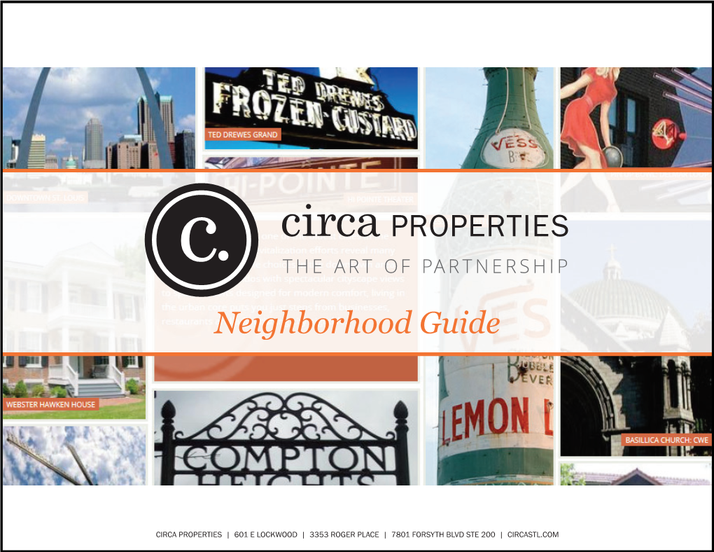 Circa Properties Neighborhood Guide.Indd