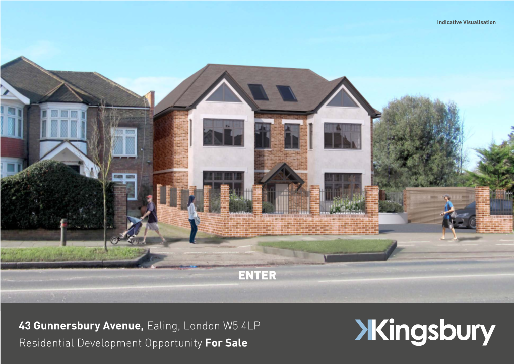 43 Gunnersbury Avenue, Ealing, London W5 4LP Residential Development Opportunity for Sale 43 Gunnersbury Avenue, Ealing, London W5 4LP