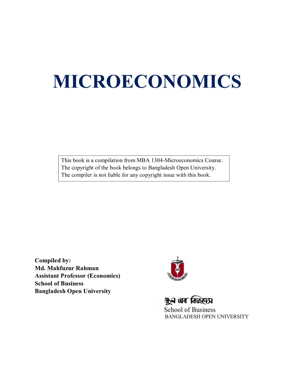 Microeconomics