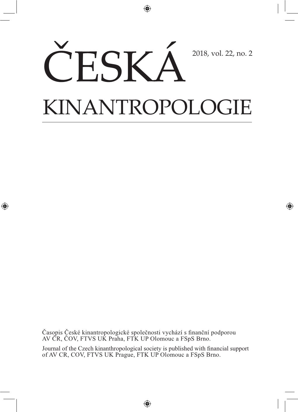 Kinantropologie