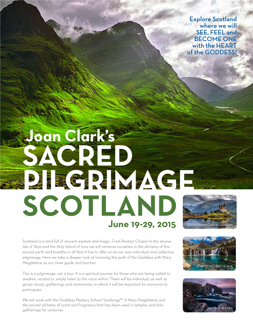 Joan Clark's Sacred Pilgrimage