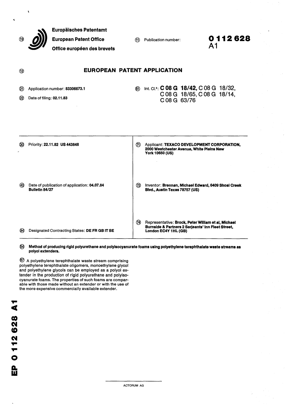 Method of Producing Rigid Polyurethane and Polyisocyanurate Foams Using Polyethylene Terephthalate Waste Streams As Polyol Extenders