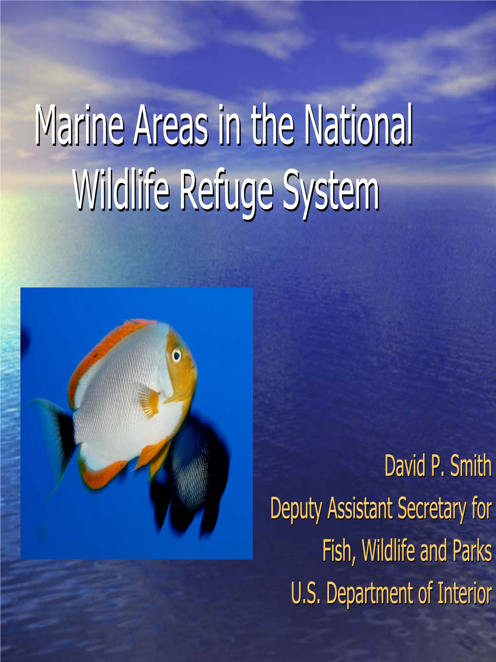 Marine Areas in the National Wildlife Refuge System