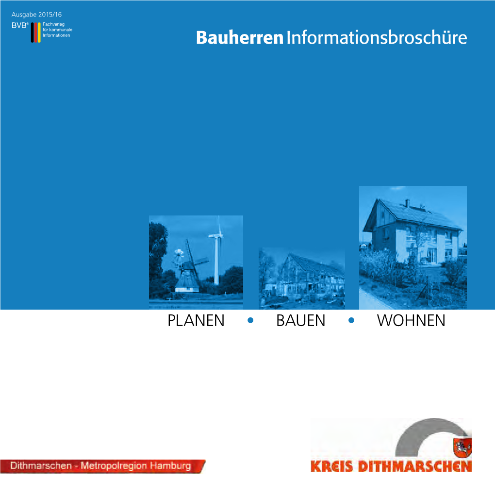 Bauherren Informationsbroschüre