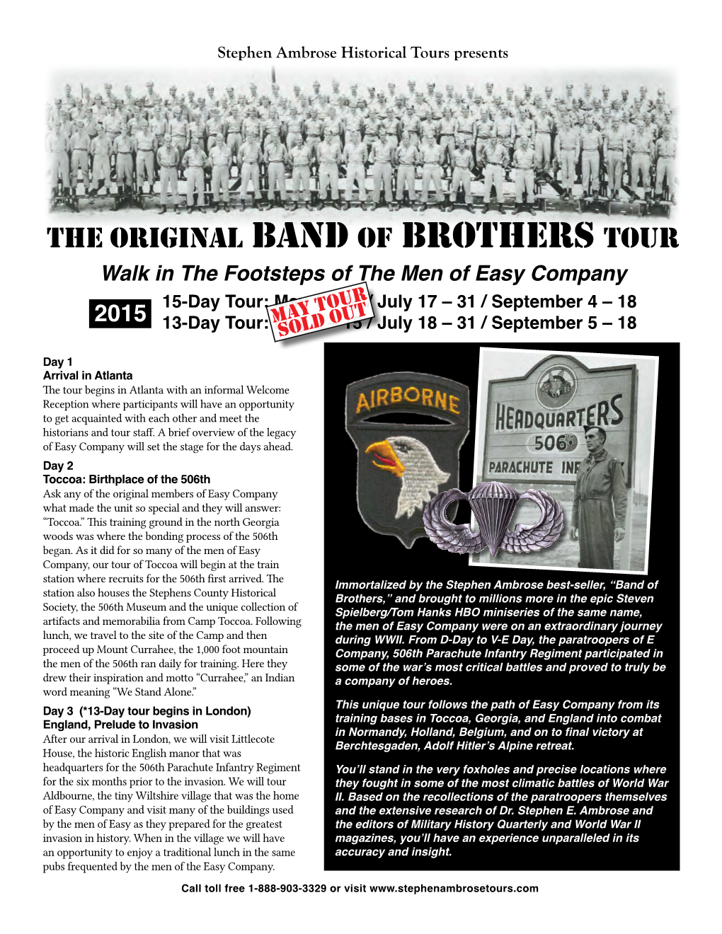 The Original Band of Brothers Tour