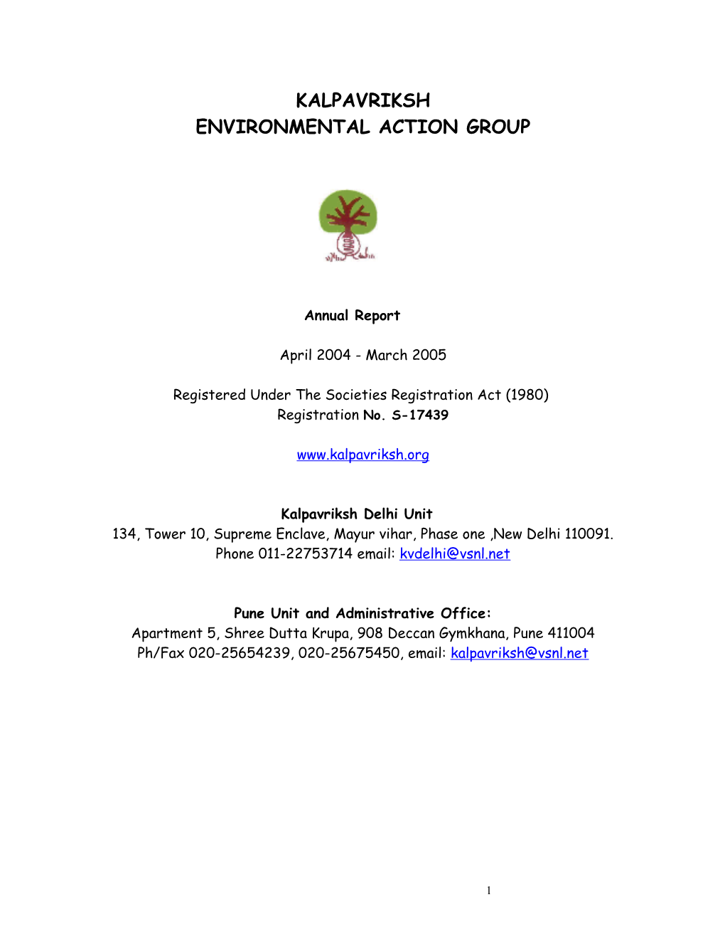 Kalpavriksh Environmental Action Group