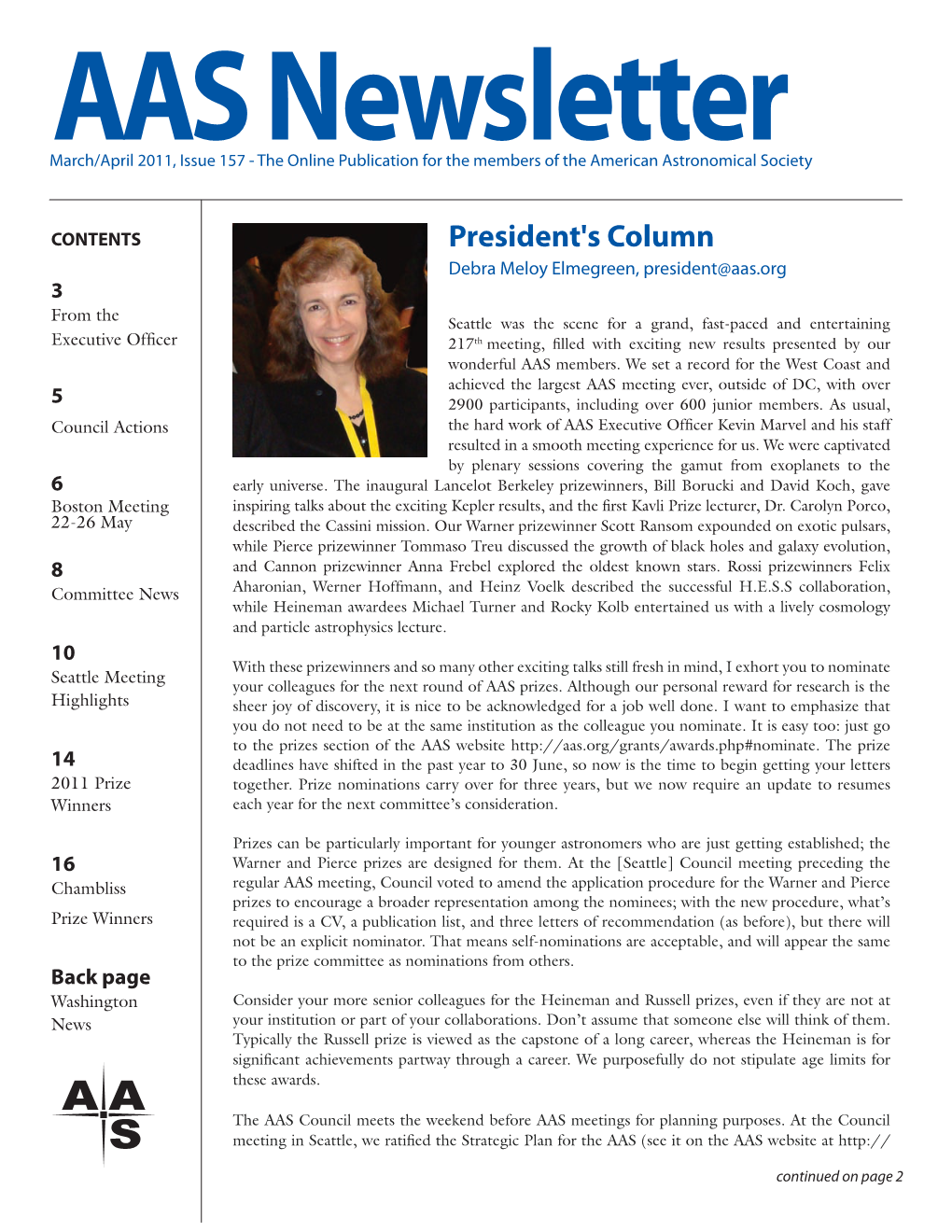 President's Column