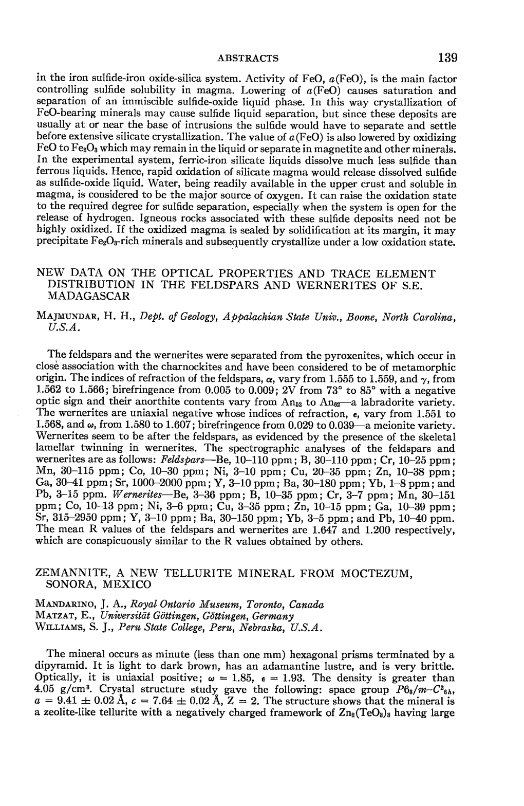 In the Iron Sulfide-Iron Oxide-Silica System. Activity of Feo, O(Feo), Is the Main Factor Controlling Sulfide Solubility in Magma