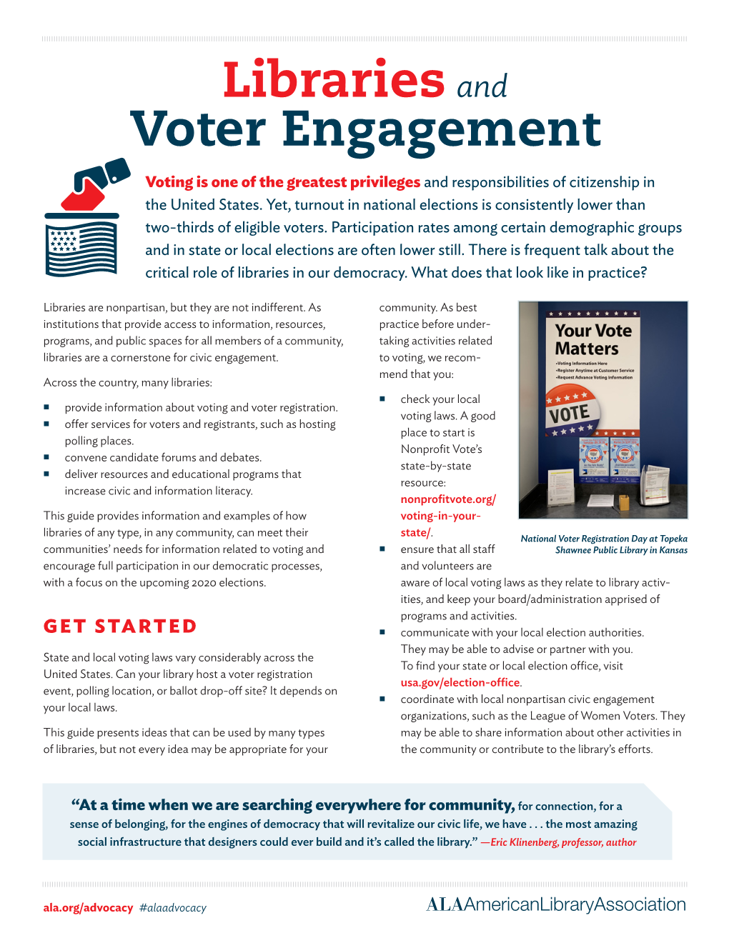 Libraries and Voter Engagement