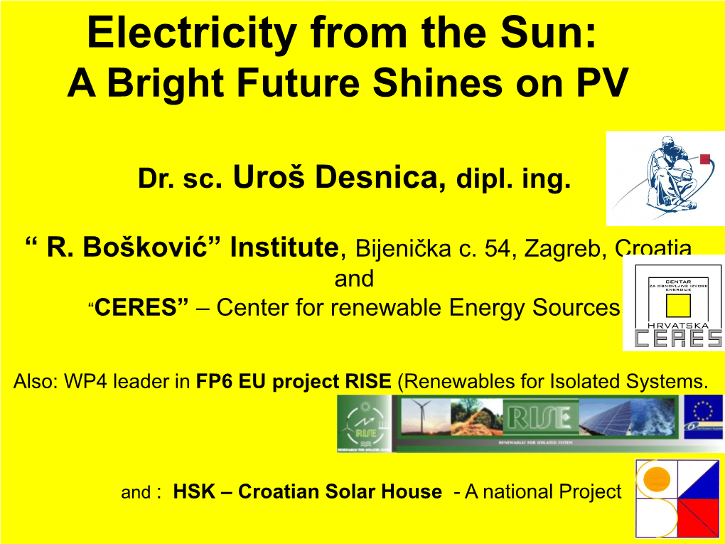 For PV (C-Si Solar Cells)