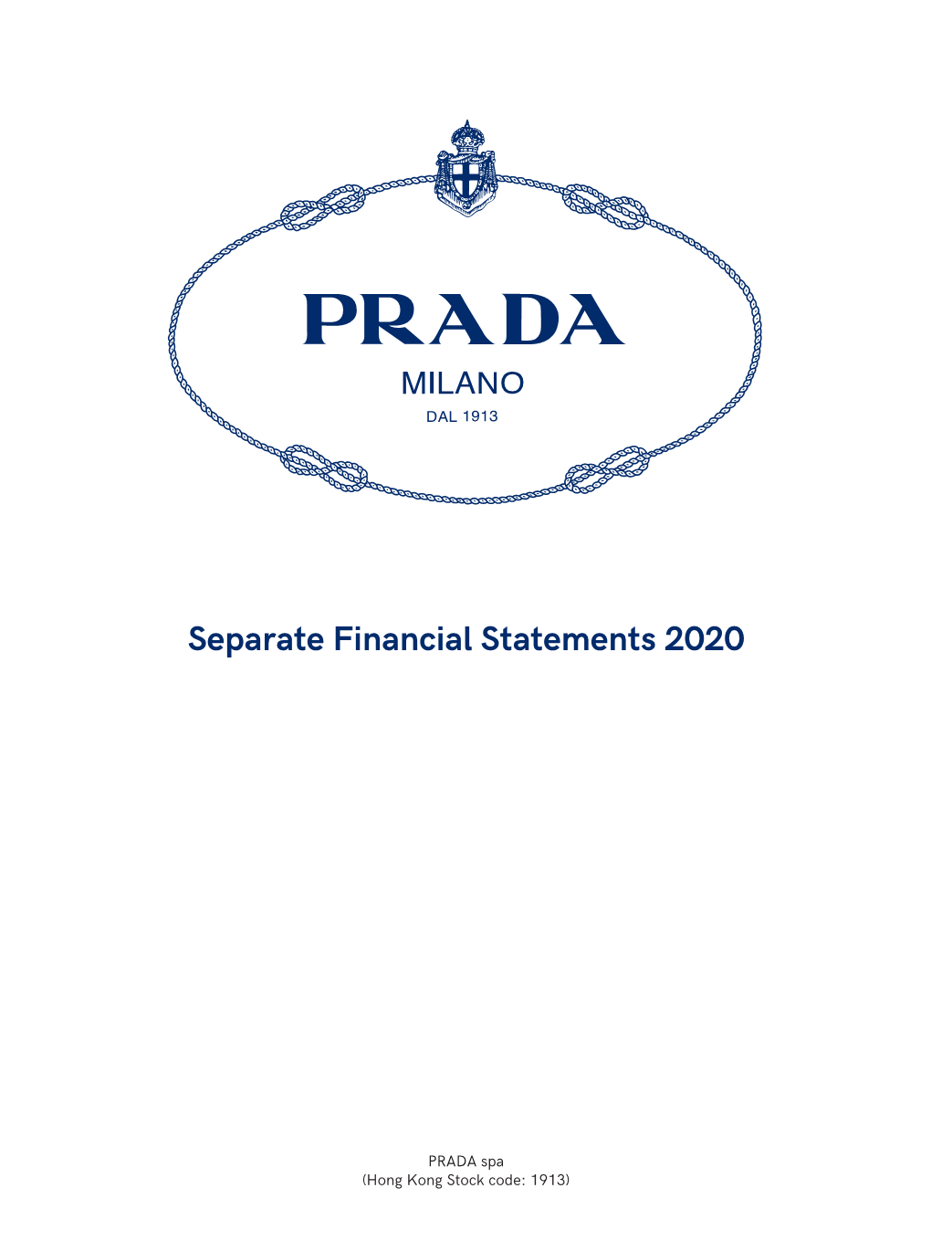 Separate Financial Statements 2020 Separate Financial Statements