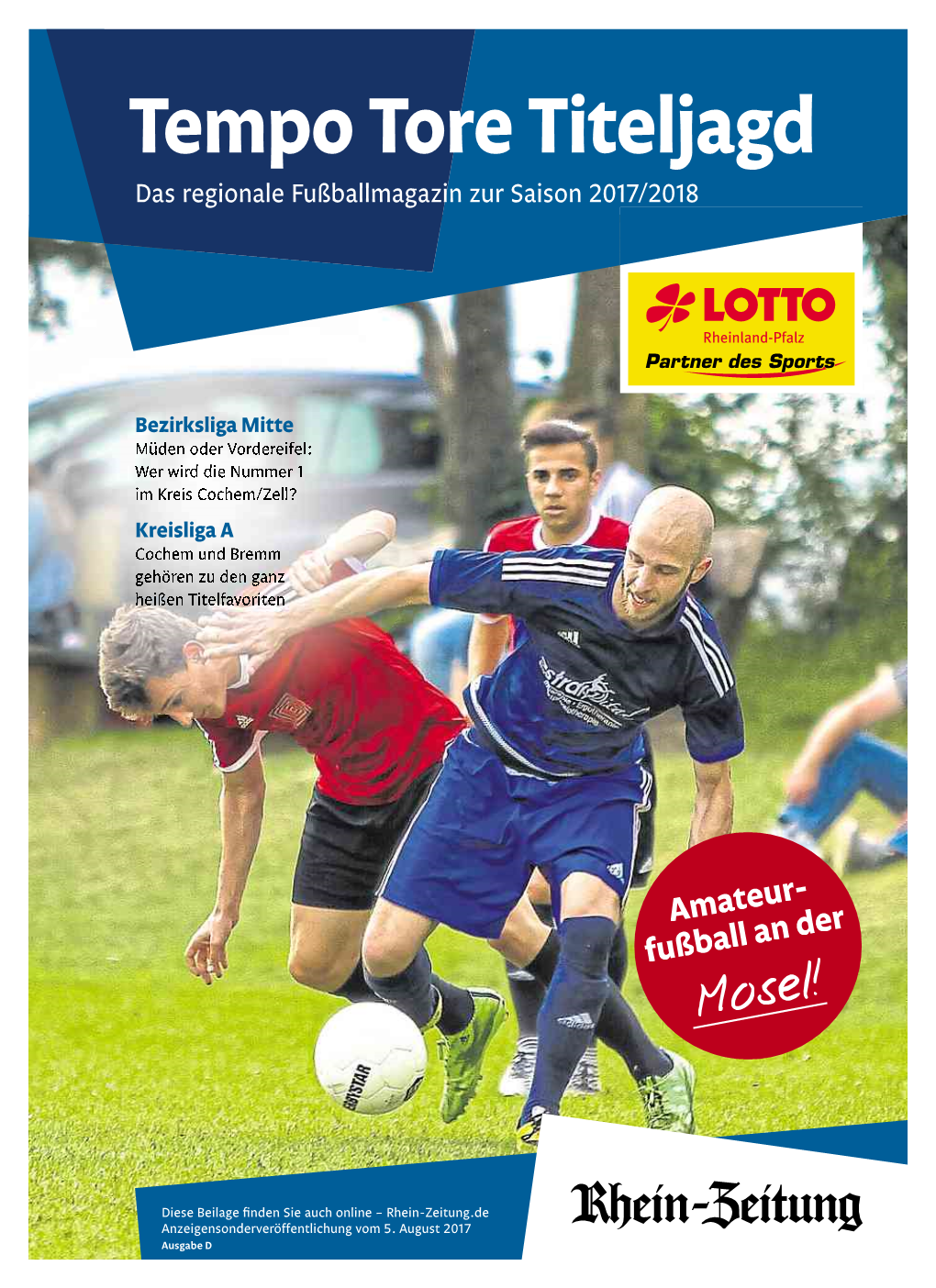 Tempo Tore Titeljagd Das Regionale Fußballmagazin Zur Saison 2017/2018