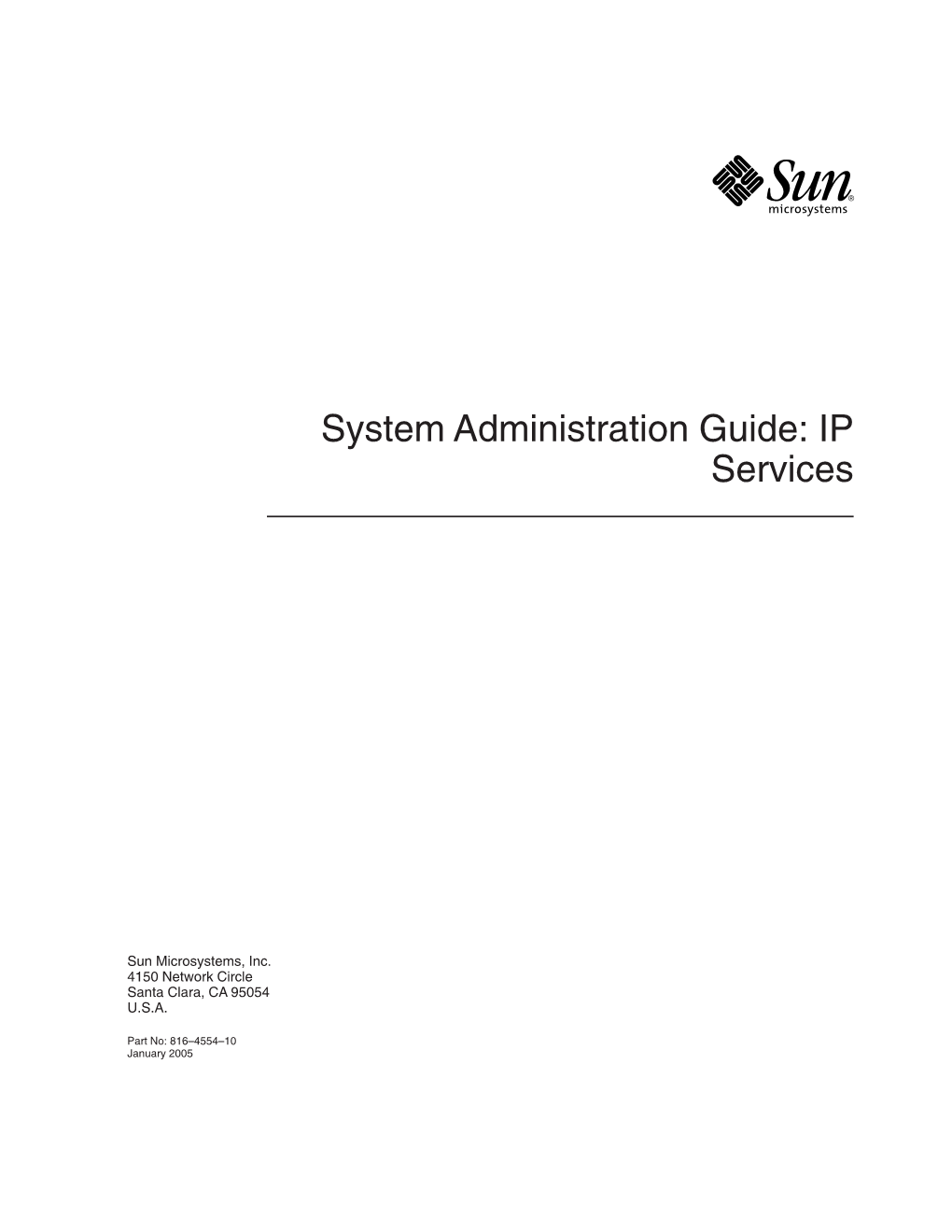 System Administration Guide: IP Services