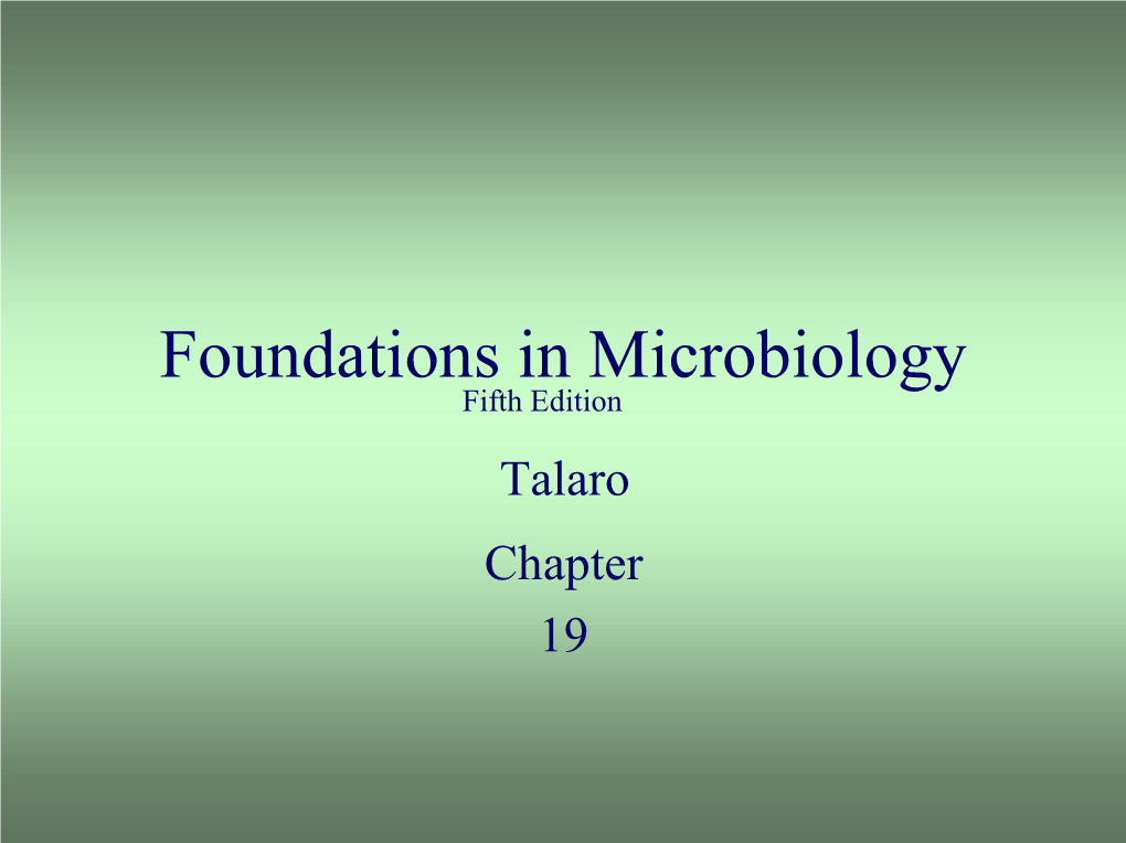 Chapter 19 the Gram­Positive Bacilli of Medical Importance