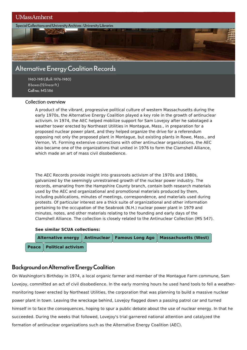 Alternative Energy Coalition Records Finding