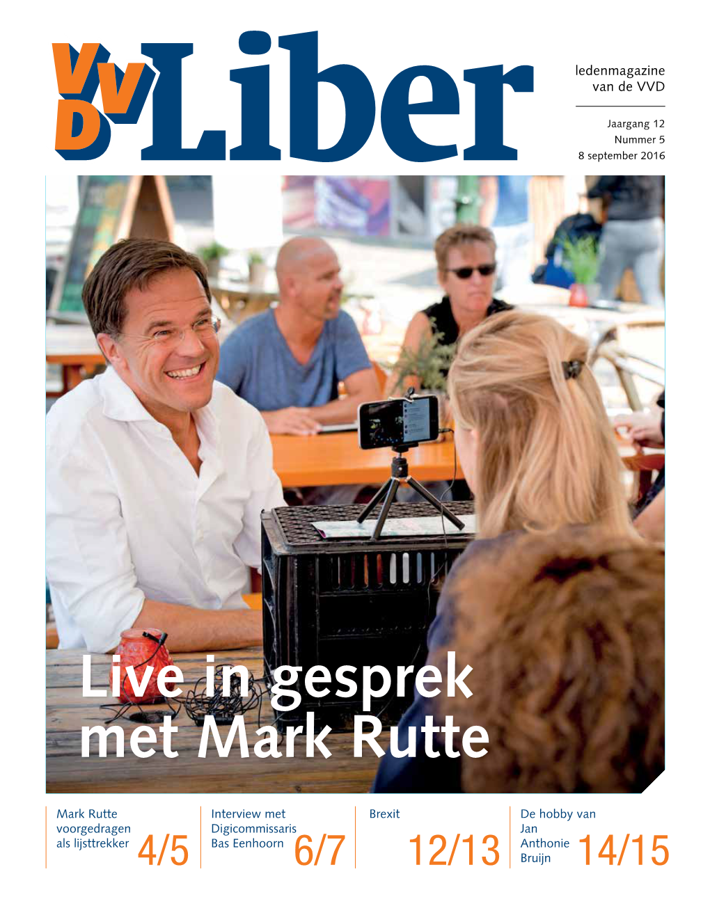 Live in Gesprek Met Mark Rutte