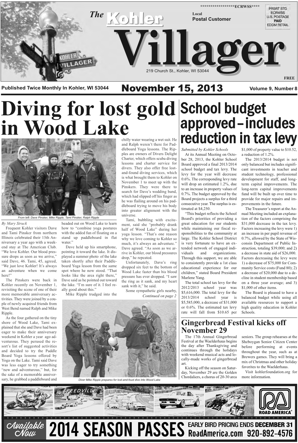 Diving for Lost Gold in Wood Lake