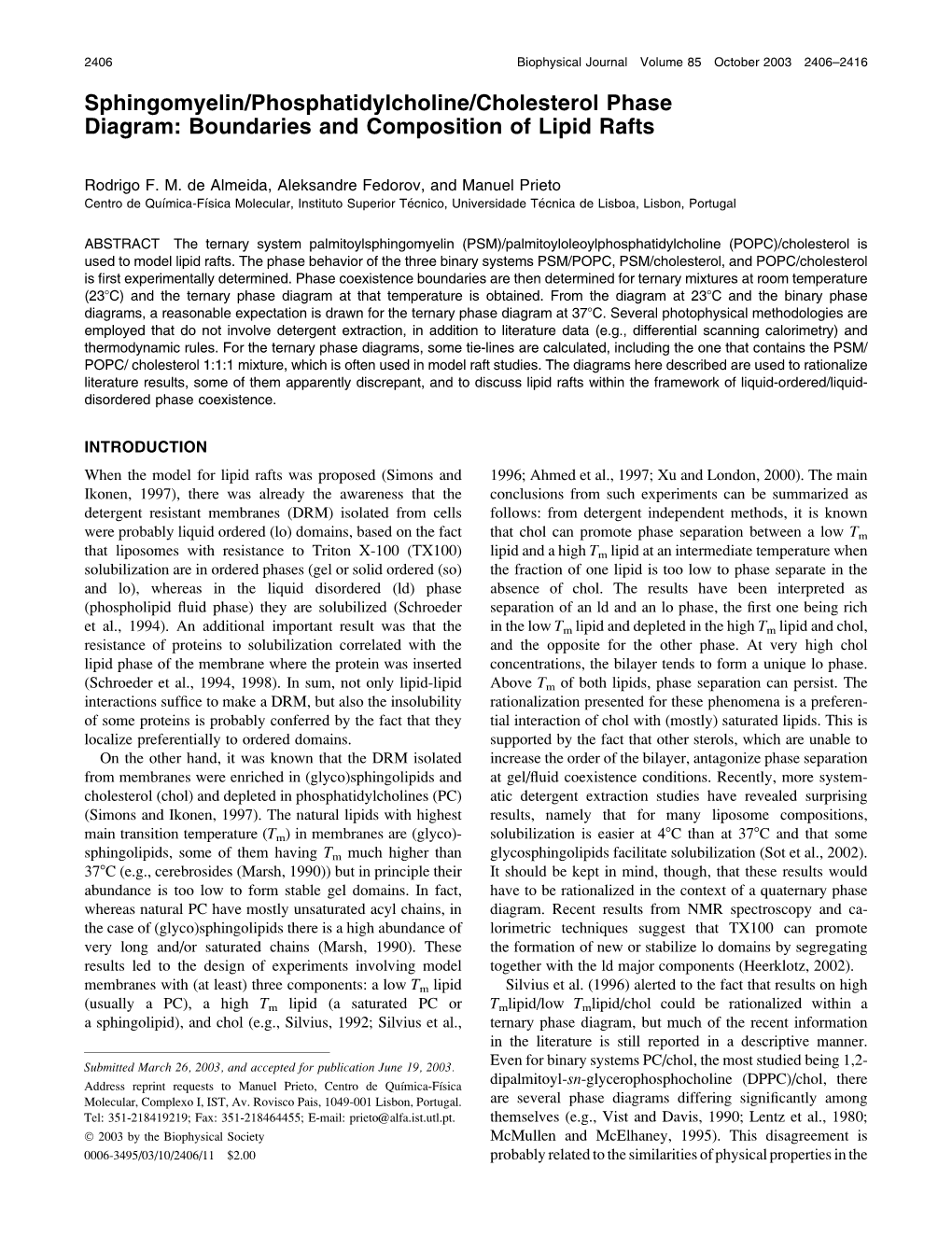 Boundaries and Composition of Lipid Rafts