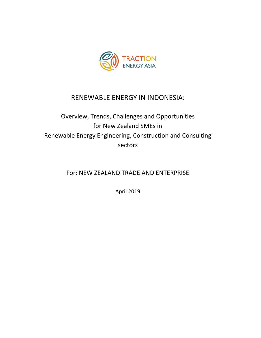 Renewable Energy in Indonesia