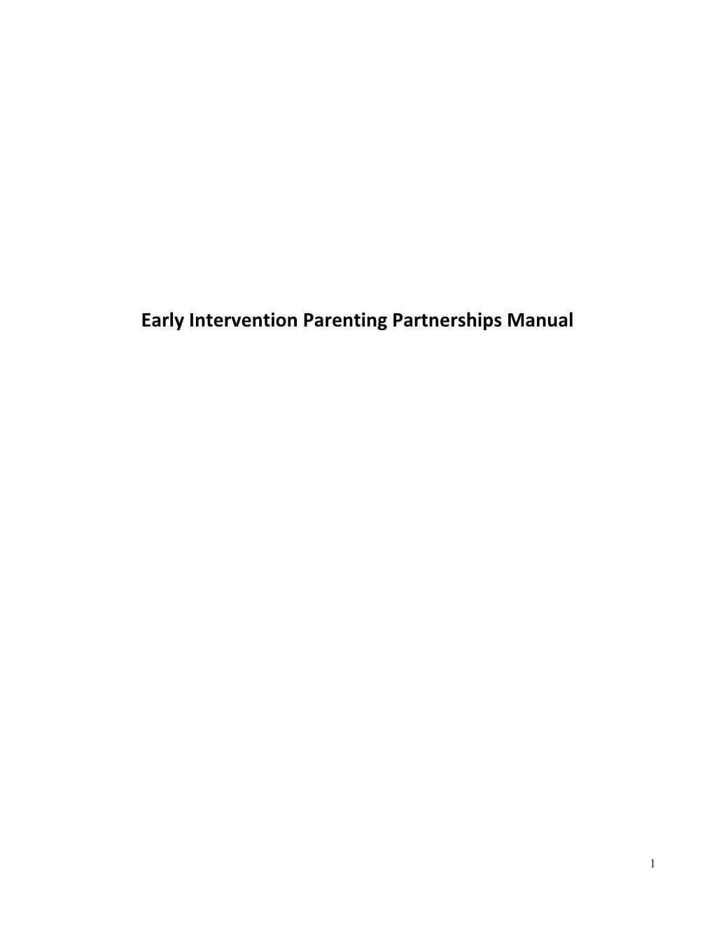 EIPP Program Manual