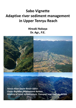 Sabo Vignette Adaptive River Sediment Management in Upper Tenryu Reach