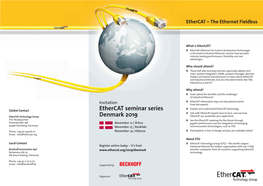 Ethercat Seminar Series Denmark 2019