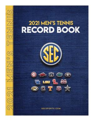 Men's Tennis Record Book.Indd