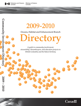 2010 Community Involvement Directory 2009