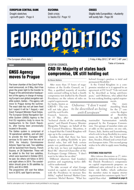 Europolitics' Interview with Joseph