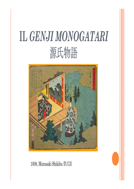 06. Il Genji Monogatari E I Monogatari Post Genji