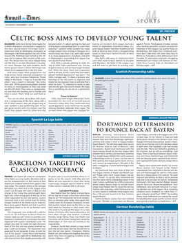 Celtic Boss Aims to Develop Young Talent