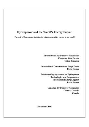Hydropower and the World's Energy Future (IEA