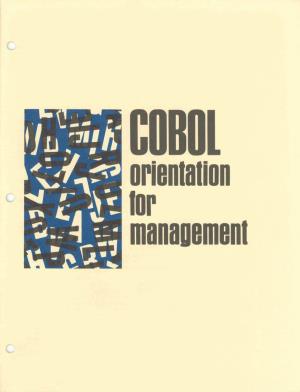 COBOL Orientation for Management, 1965
