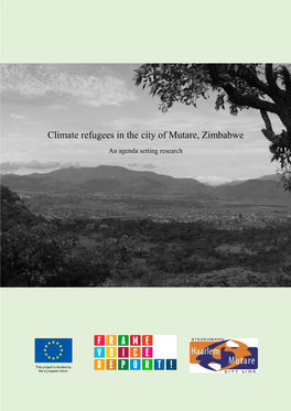 Climate Refugees in the City of Mutare, Zimbabwe