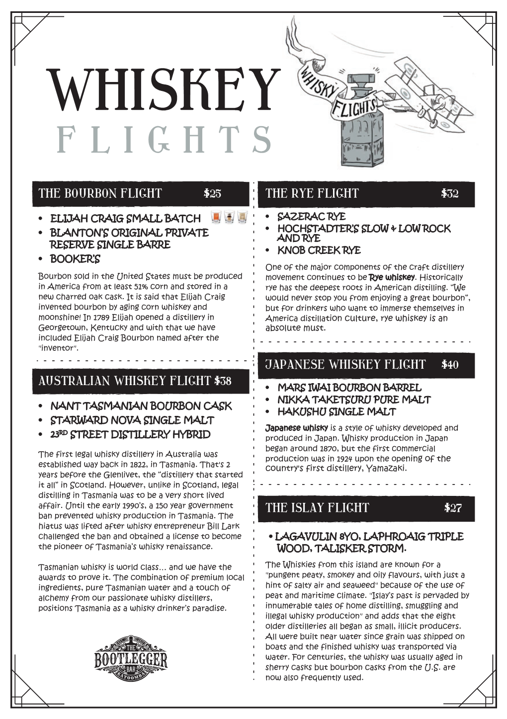 Whiskey Flights