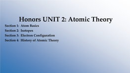 Atomic Mass Unit)