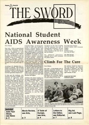 National Student AIDS Awareness Week News Release Concordia College -- St