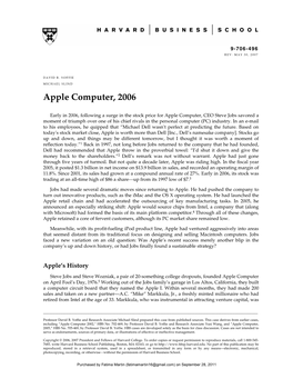Apple Computer, 2006