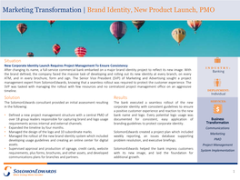 Marketing Transformation: Brand Identity, New Product Launch