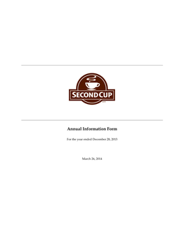 2014 Annual Information Form