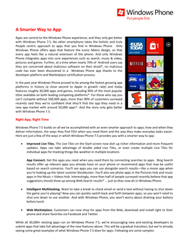 Windows Phone 7 Reviewer's Guide