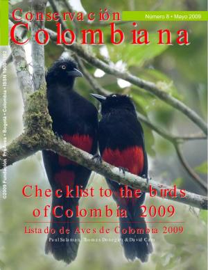 Conservación Checklist to the Birds of Colombia 2009