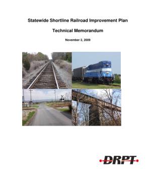Statewide Shortline Railroad Improvement Plan Technical