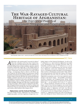 The War-Ravaged Cultural Heritage of Afghanistan: an Overview of Projects of Assessment, Mitigation, and Preservation