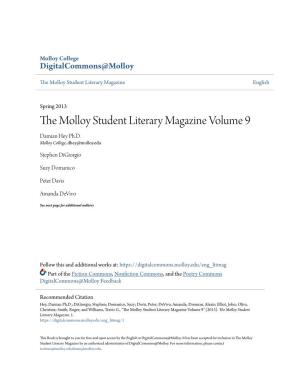 The Molloy Student Literary Magazine Volume 9