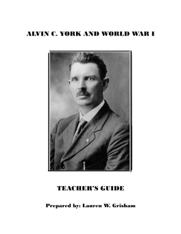 Sgt. York and WWI Lesson Plan 2