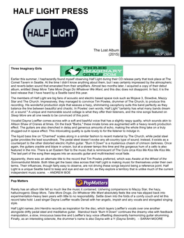 Half Light Press